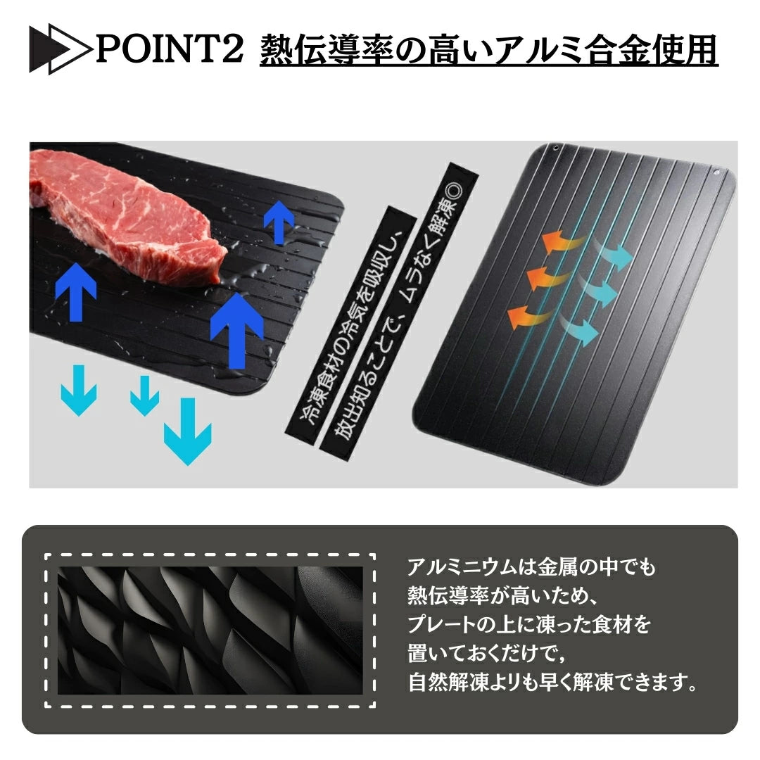 【在庫わずか】NIPPONMIX™ 急速解凍プレート